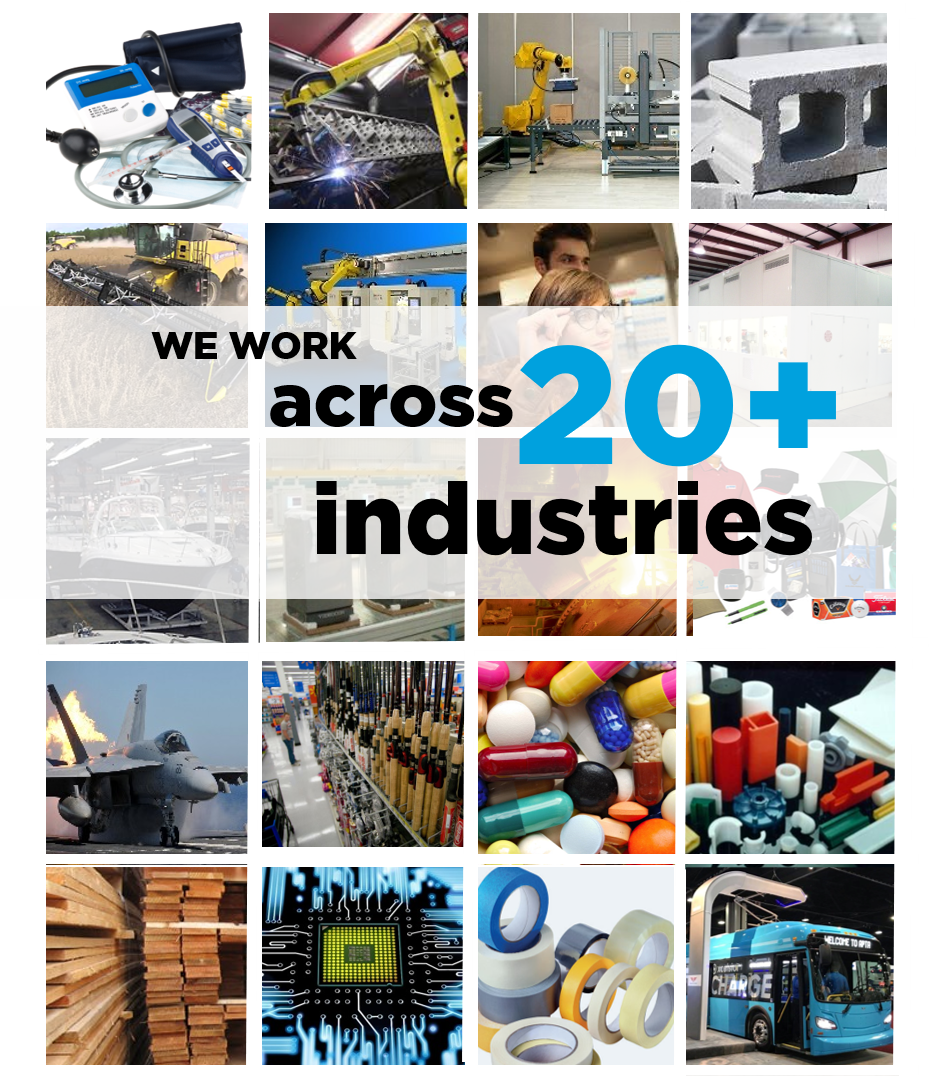 20+ Industries 20+ Industries